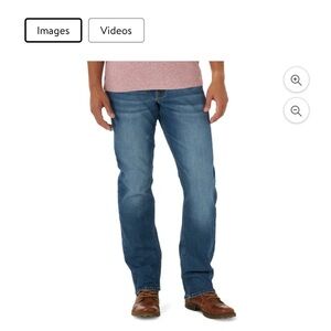 Wrangler Men's Relaxed Fit Jeans - Dark Blue